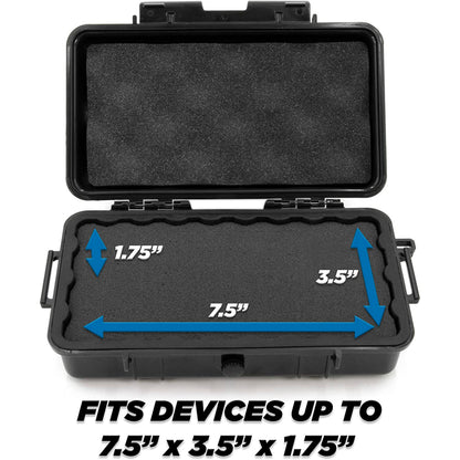 9.5" Waterproof Camera Case Compatible with Insta360 X6 Action Camera and Select Accessories in Customizable Foam