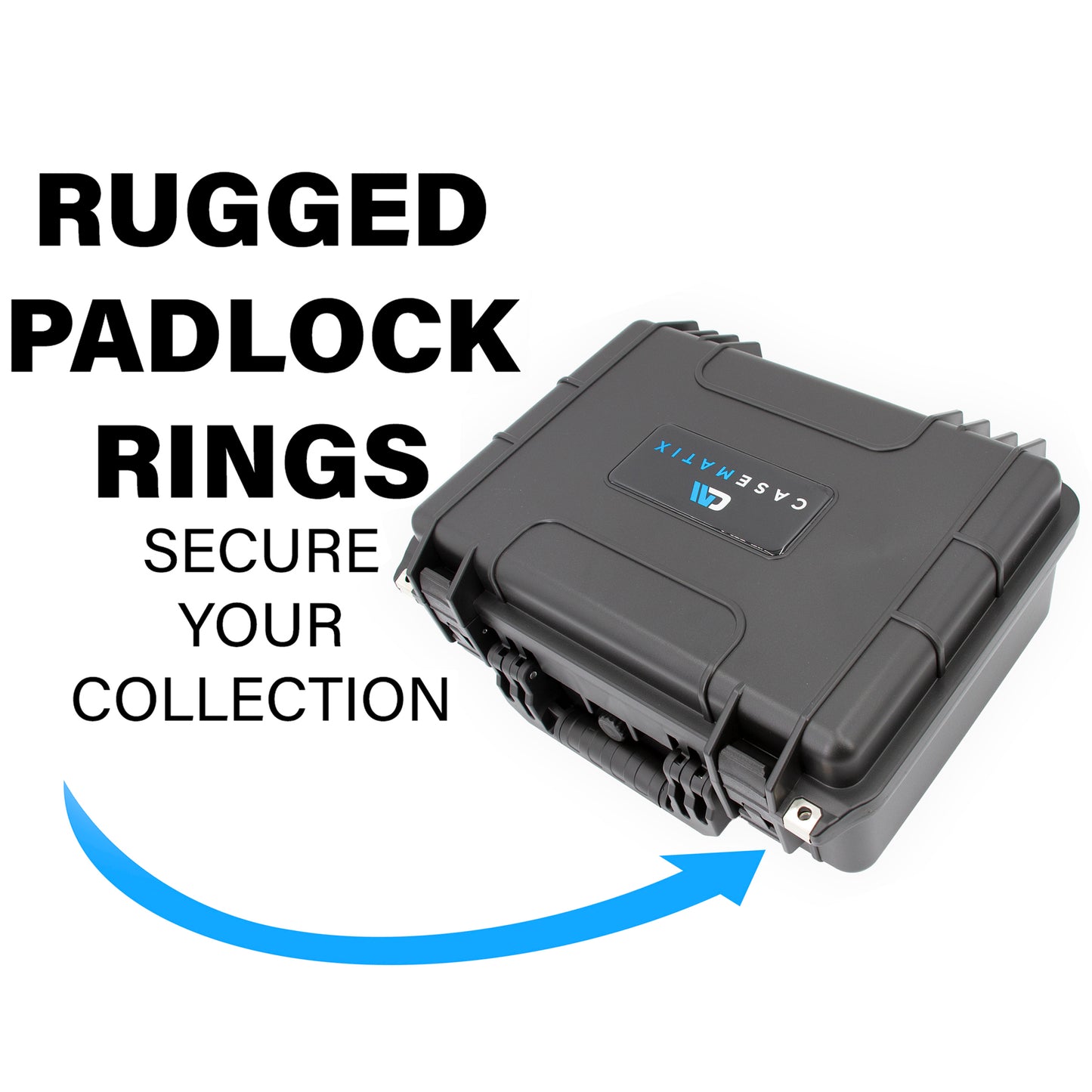 16" Coin Tube Case – Waterproof Coin Storage Organizer Holds 56 Penny, Nickel, Dime & Quarter Coin Rolls or Customize for Half Dollar or Silver Eagle