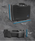 CASEMATIX Tool Case Compatible with Fieldpiece SM482V SMAN Wireless Digital Refrigerant Manifold or Other Digital HVAC Gauges - Includes Case Only