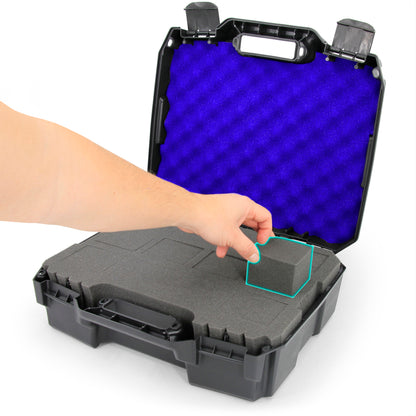Toploader Card Storage Case for Trading Cards Fits 450 Toploader or 100 One Touch Card Holders, Toploader Storage Box with 12 Compartments
