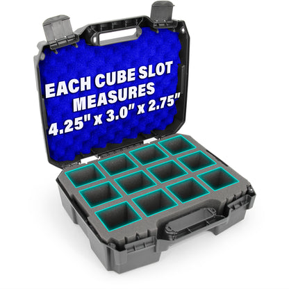 Toploader Card Storage Case for Trading Cards Fits 450 Toploader or 100 One Touch Card Holders, Toploader Storage Box with 12 Compartments