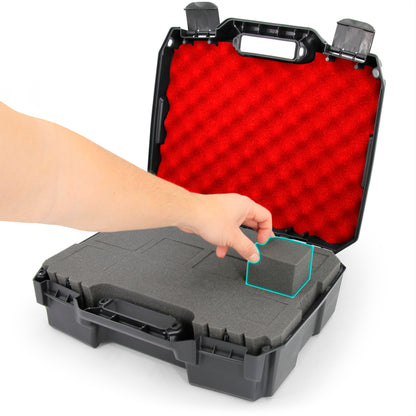 Toploader Card Storage Case for Trading Cards Fits 450 Toploader or 100 One Touch Card Holders, Toploader Storage Box with 12 Compartments
