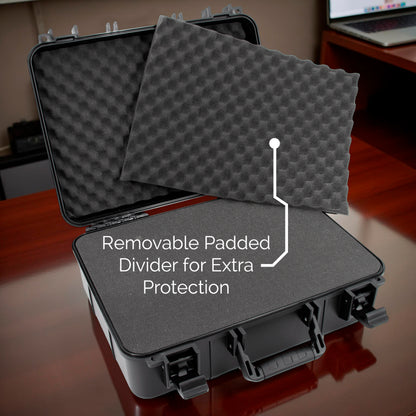 Wireless Microphone Case – Hard Shell Mic Carrying Case Compatible with Sennheiser, Shure, Audio-Technica, Nady, VocoPro Receivers and Transmitters