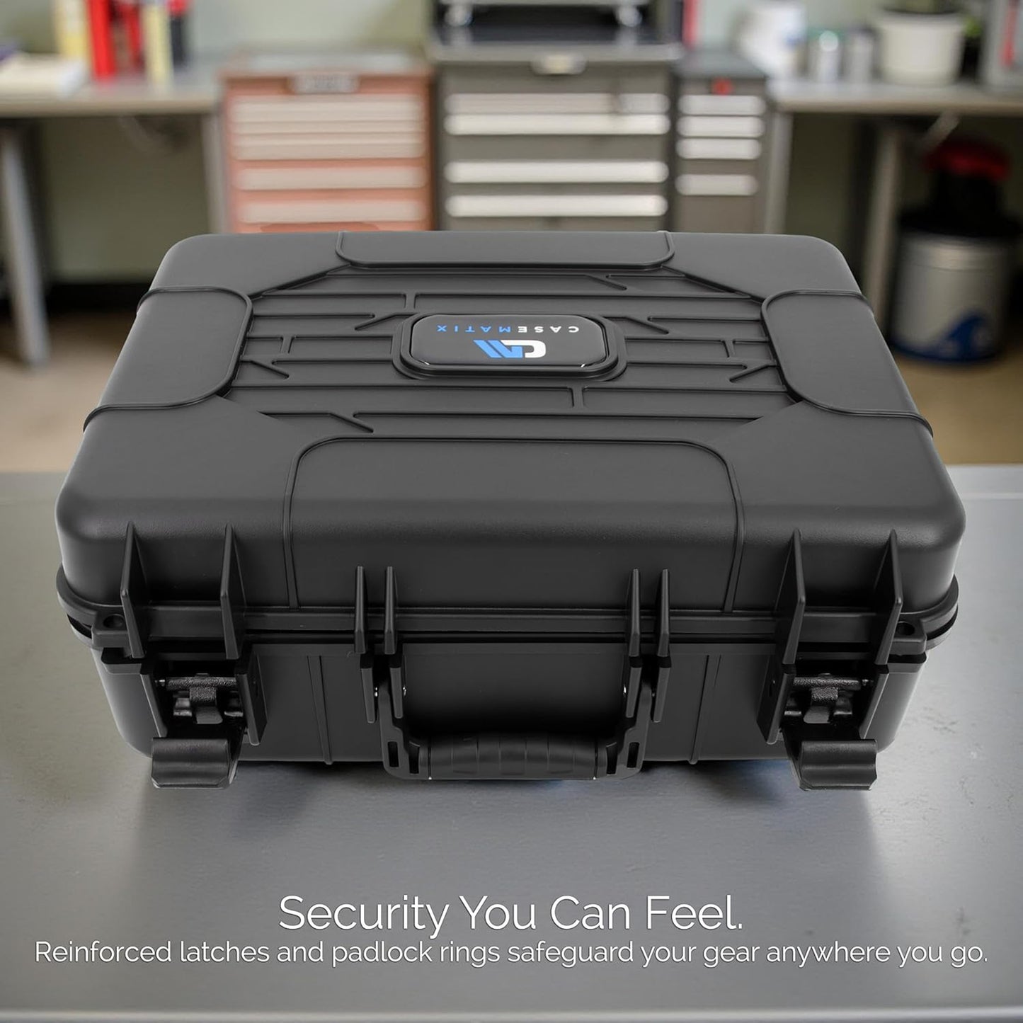 Hand Gun Case – TSA Approved Hard Pistol Case with Dual-Layer Pluck Foam, Secure Pistol Box for Multiple Pistols, Magazines & Firearm Accessories