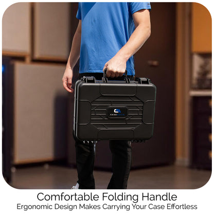 Wireless Microphone Case – Hard Shell Mic Carrying Case Compatible with Sennheiser, Shure, Audio-Technica, Nady, VocoPro Receivers and Transmitters