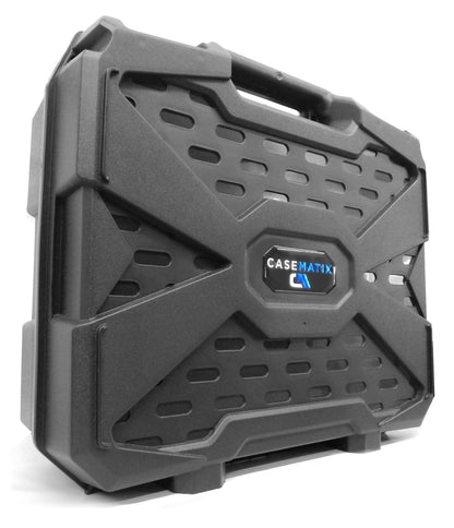 Carry Case Compatible with Meta Quest Pro or Meta Quest 3 with Elite Strap Bundle - Precision Cut Custom Foam Travel Case