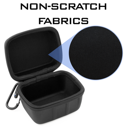 Carry Case Compatible with Frigga S0 4G Cellular Temperature & Humidity Monitor - Hard Shell Travel Case with Non-Scratch Storage and Carabiner