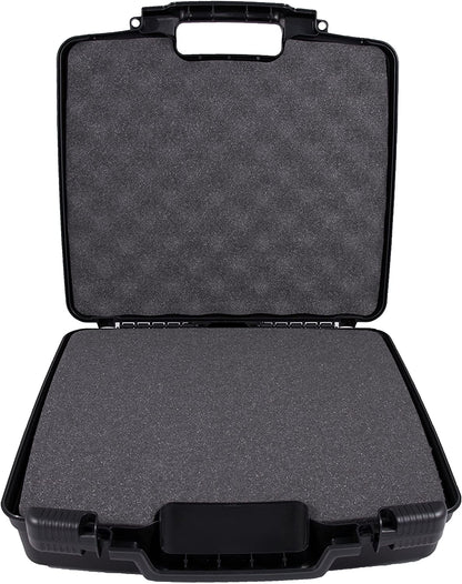 Hard Shell Miniature Storage Travel Case - 36 Figurine Miniature Organizer and Miniatures Carrying Case with Pluckable Foam Interior