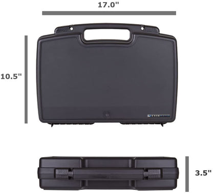 Camera Accessory Case Compatible with GoPro Karma Grip & Hero5 - Hard Shell Protection with Customizable Diced Foam Compartments - Made in USA