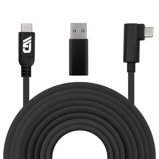 13FT USB-C Cable for Meta Quest 2/3 Link - High-Speed 10Gbps Data Transfer with Comfort-Angled Plug