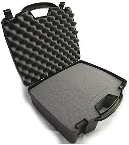Drum Kit Microphone Travel Case Compatible with Kick Bass Drum Mic, Snare Tom Mic, Overhead Mic, Clamps for CAD, Shure, Samson & More