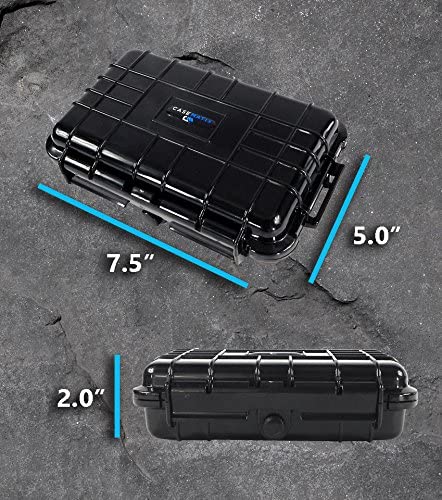 Rugged Waterproof Imaging Sensor Case Compatible with Walabot DIY in Wall Imager and Cables, Includes Case Only