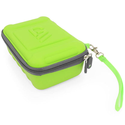 Green Clipper Blade Holder for 12 Blades - Protective Clipper Blade Storage Case with Barber Blade Holder Foam and Hard Shell Outer
