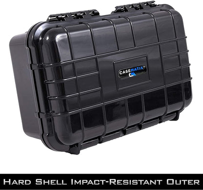 Graded Card Case Compatible with 6+ BGS 8+ PSA FGS Graded Sports Trading Cards, Waterproof Graded Slab Card Storage Box