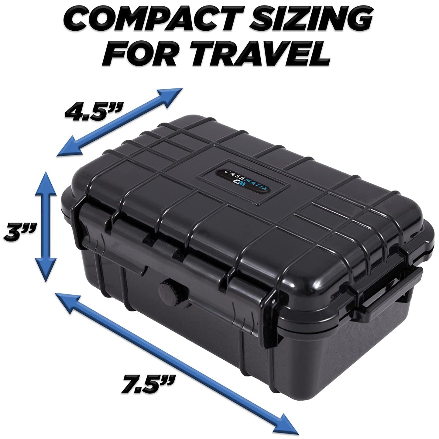 Protective Clipper Blade Holder for 12 Blades - Waterproof Clipper Blade Storage Case with Custom Barber Blade Holder Foam Interior