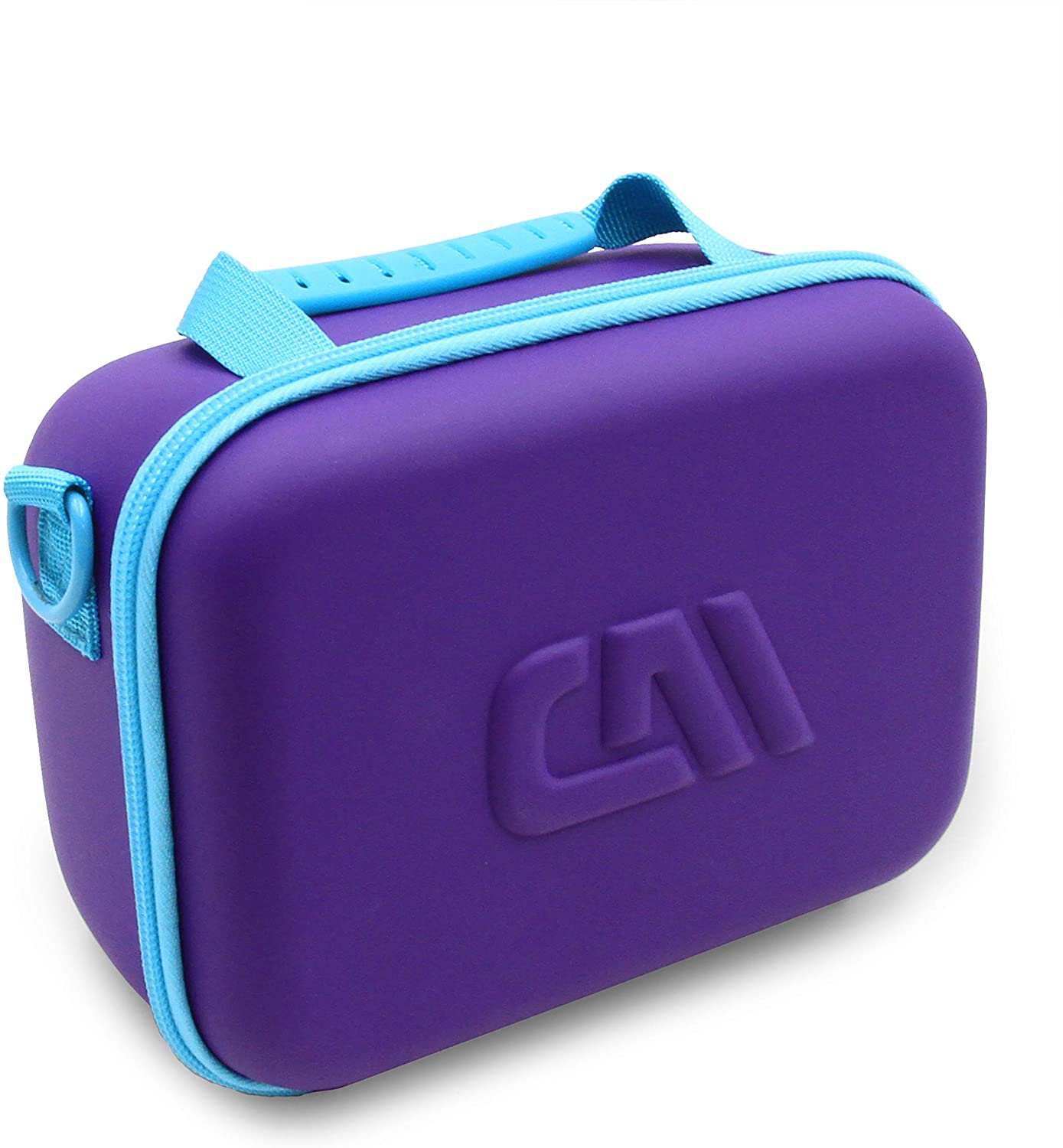 Travel Case Compatible with Polaroid Hi-Print Bluetooth Phone Printer - Hard Shell Protection with Padded Divider, Shoulder Strap & ZINK Paper Storage