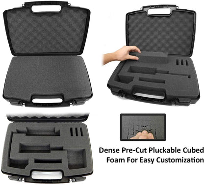 Camera Accessory Case Compatible with GoPro Karma Grip & Hero5 - Hard Shell Protection with Customizable Diced Foam Compartments - Made in USA