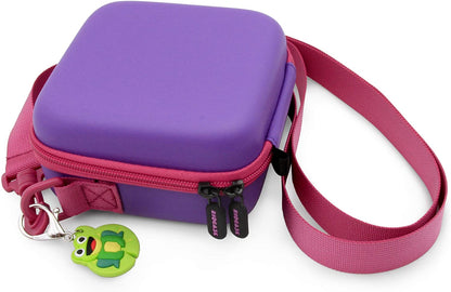 Portable Carrying Case Compatible with Blinger Deluxe Set Hair Styling Tool - Dustproof Purple EVA Protection with Padded Divider & Shoulder Strap