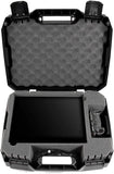 CASEMATIX Travel Case Compatible with Xbox One X - Hard Shell Xbox One X Carrying Case with Protective Foam Compartments for Console, Controller