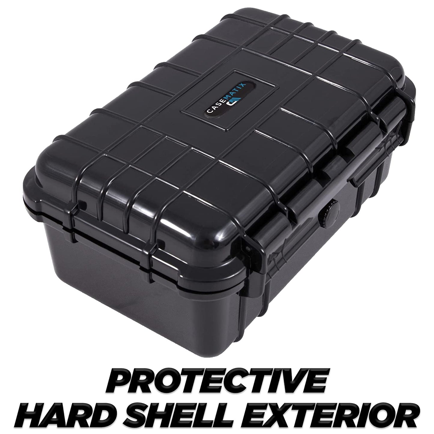 Protective Clipper Blade Holder for 12 Blades - Waterproof Clipper Blade Storage Case with Custom Barber Blade Holder Foam Interior