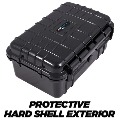 Protective Clipper Blade Holder for 12 Blades - Waterproof Clipper Blade Storage Case with Custom Barber Blade Holder Foam Interior
