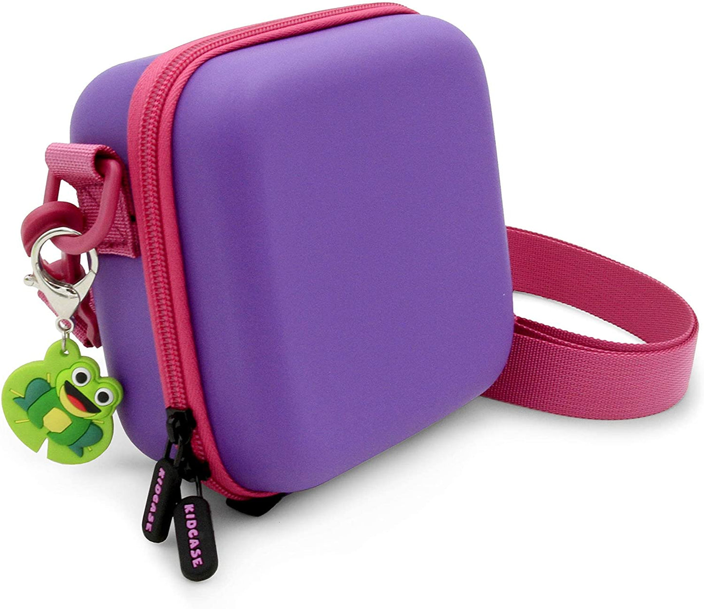 Travel Case Compatible with Cool Maker Shimmer Me Body Art Temporary Roll-on Glitter Tattoos Roller and Refills – Purple Case with Shoulder Strap