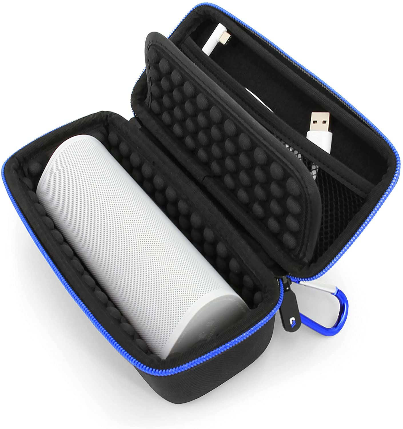 Hard Case Compatible with the Sonos Roam Portable Smart Speaker and Bluetooth Accessories - Includes Black Hard Case Only with Wrist Strap