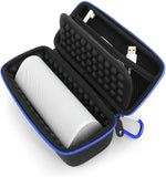 CASEMATIX Hard Case Compatible with the Sonos Roam Portable Smart Speaker and Bluetooth Accessories - Includes Black Hard Case Only with Wrist Strap