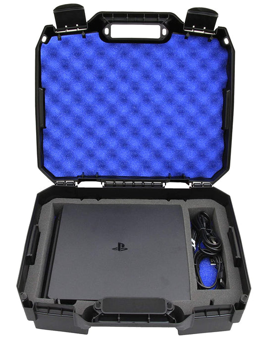 Travel Case Compatible with PlayStation 4 Slim 1TB Console and Accessories such as Controllers, Wireless Move Motion, Games and Cables