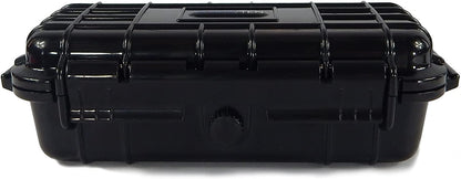 Rugged Waterproof Case Compatible with Zoom h1n Handy Recorder in Impact Resistant Outer Shell and Internal Padded Foam - Case Only
