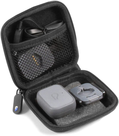 Portable Electronics Case Compatible with Whistle 3 GPS Pet Tracker & Findster Duo - Dustproof EVA Protection with Elastic Netting Interior