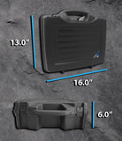 CASEMATIX Studio Case Compatible with Zoom R24 Portable Controller and Digital Stereo Interface, Zoom R8 Multi Track Table Top Recorders, TAC2R, MRS8