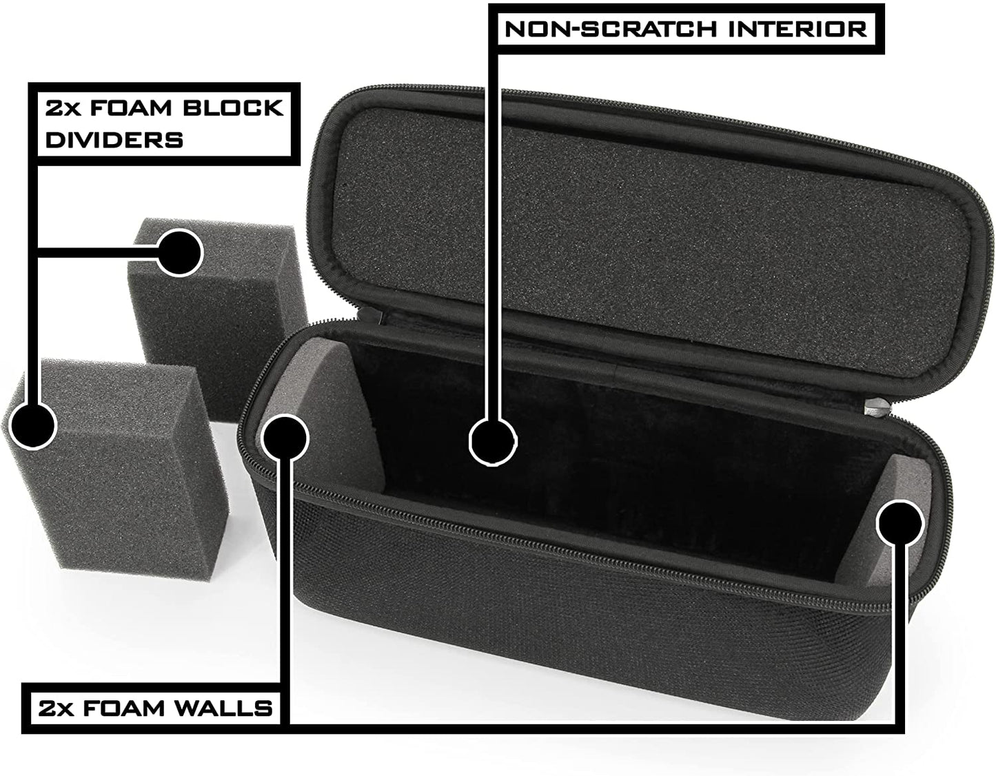 Graded Card Case Compatible with 30+ BGS PSA FGS Graded Sports Trading Cards, Hard Shell Graded Slab Card Storage Box