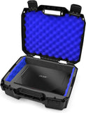 CASEMATIX 15.6" Hard Laptop Case with Shock-Absorbing Interior Foam Compatible with 15" Gaming Laptops and Accessories, Fits Laptops up to 15” x 10.5"