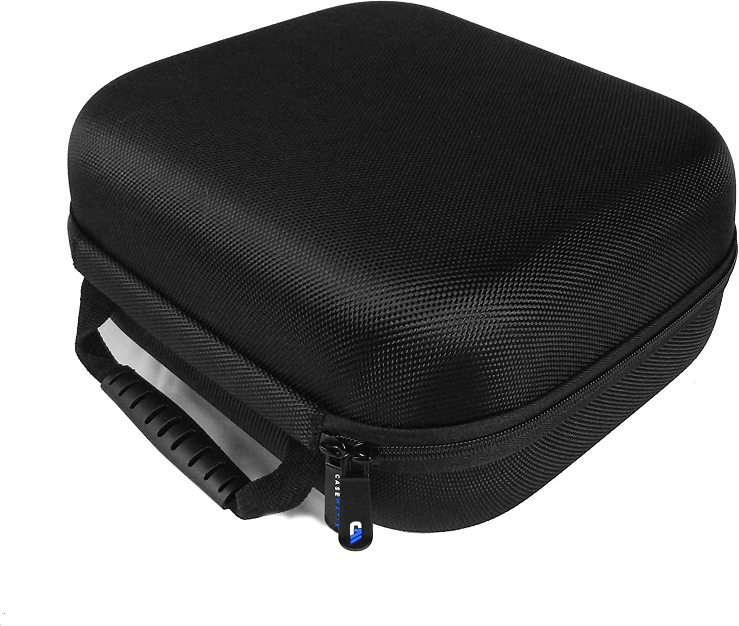 Binoculars Case with Foam Interior - Hard Shell Binocular Case with Reinforced Zippers, Rubber Travel Handle and Accessory Bag - Case Only