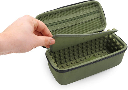 Travel Size Scope Hard Case for Slopehill Monocular Telescope Mt-001, Simitten Professional 12x42, Exposure Optics and More- Green Case Only