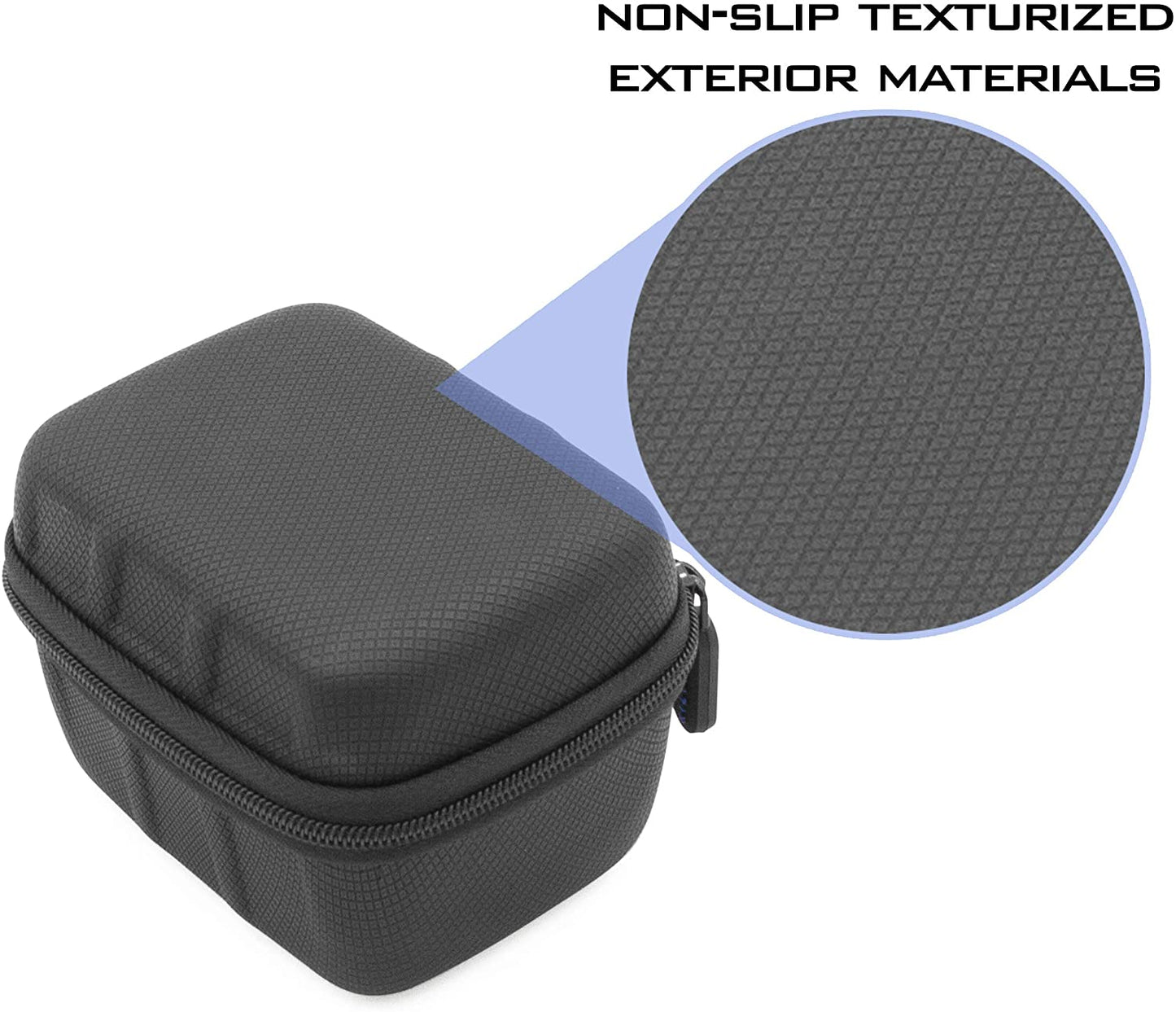 Hard Shell Card Deck Box for 200 Cards - Metal Carabiner, Water-Resistant Case for Magic The Gathering & TCGs