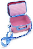 CASEMATIX Pink Carry Case Compatible with Owleez Flying Owl Toy Interactive Baby , Includes Case and Shoulder Strap Only