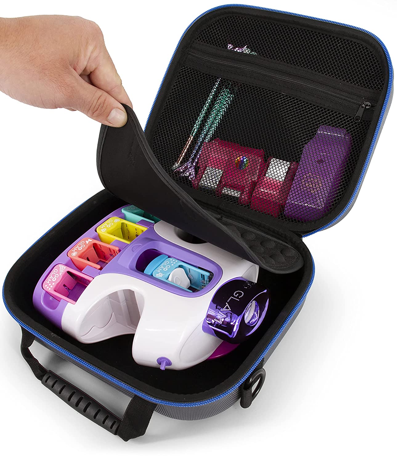 Travel Case Compatible with Cool Maker Go Glam Unique Nail Salon and Nail Kit Set Accessories – Includes Carry Case Only with Shoulder Strap