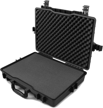 Waterproof Laptop Hard Case for 15-17 inch Gaming Laptops and Accessories - Crushproof Heavy Duty Laptop Case for 15.6 and 17.3 inch Laptops