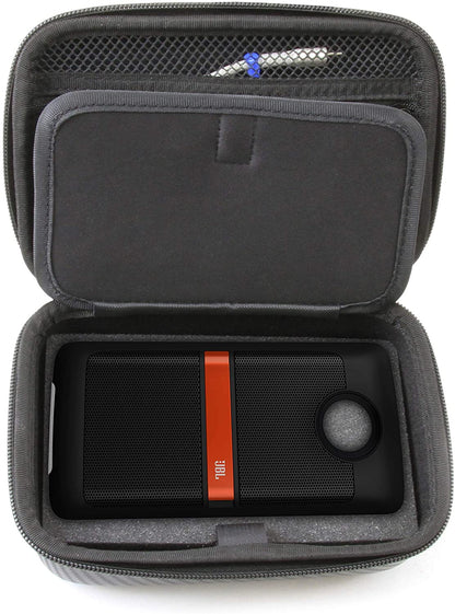 7" Hard Shell Carrying Case Compatible with 2 Moto Z Motorola Mods - Handheld EVA Protection with Dual Foam Layers & Zippered Closure