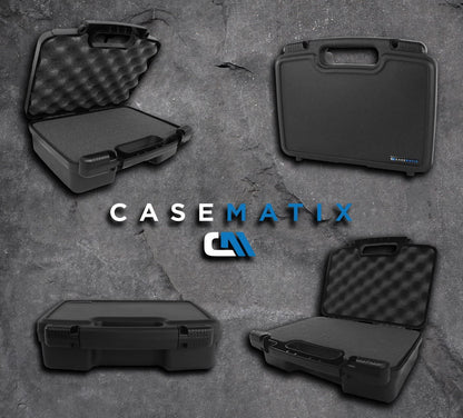 Studio Microphone Case Compatible with MV51 MVI MV88 MVL Microphones- Hard Shell Travel Case with Customizable Foam - Made in USA