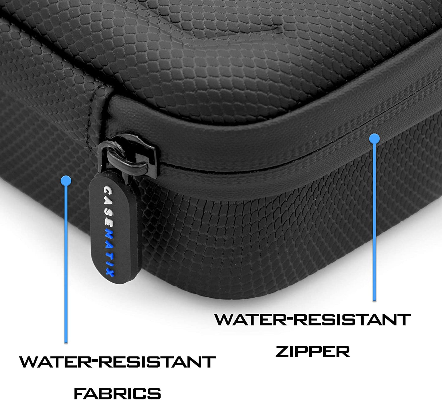 Hard Shell Travel Case Compatible with Garmin eTrex SE 2.2, 22x, 30x, Touch 35 and More - Protective Carrying Case with Lanyard and Carabiner