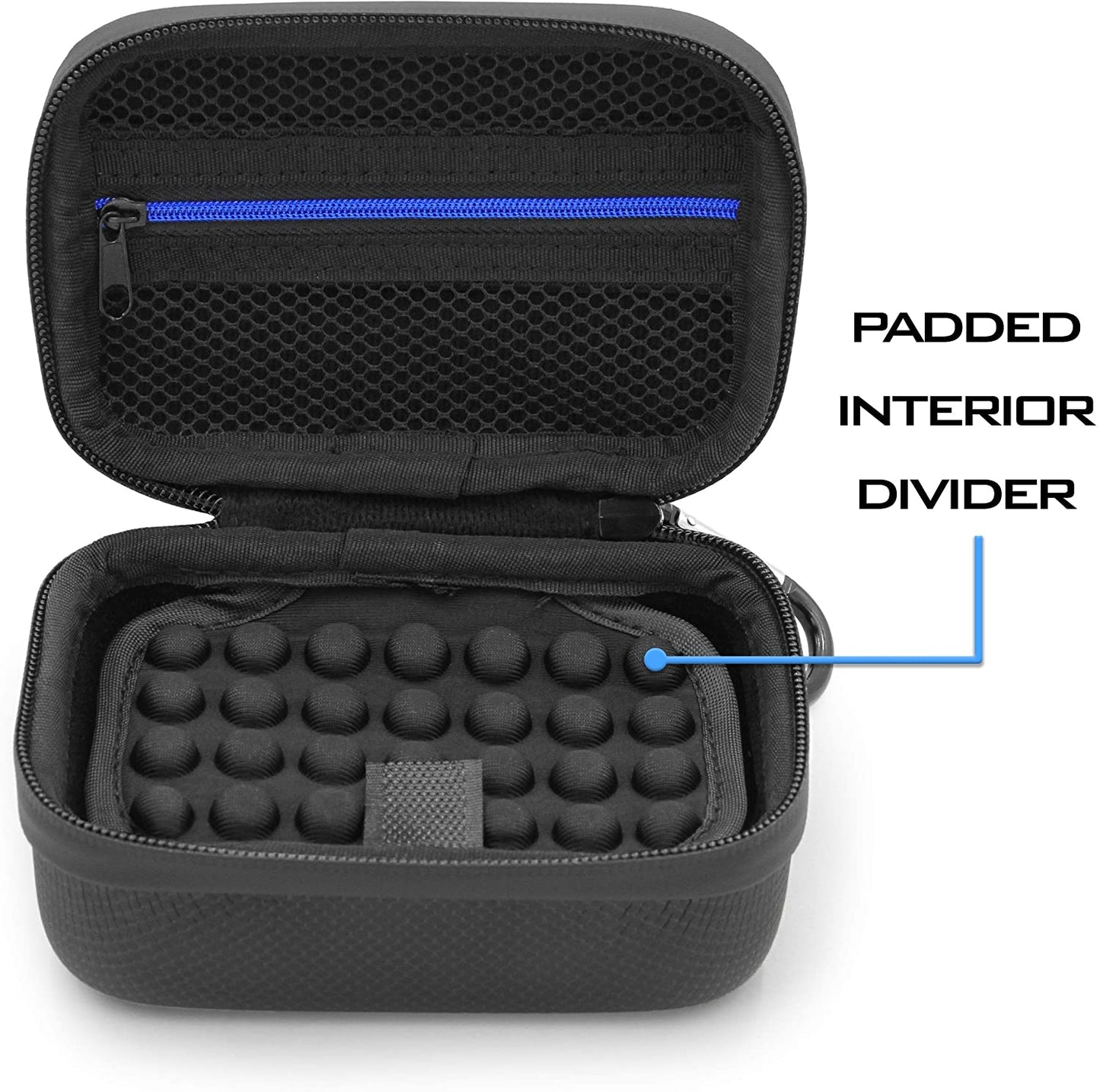 Hard Shell Travel Case Compatible with Garmin eTrex SE 2.2, 22x, 30x, Touch 35 and More - Protective Carrying Case with Lanyard and Carabiner