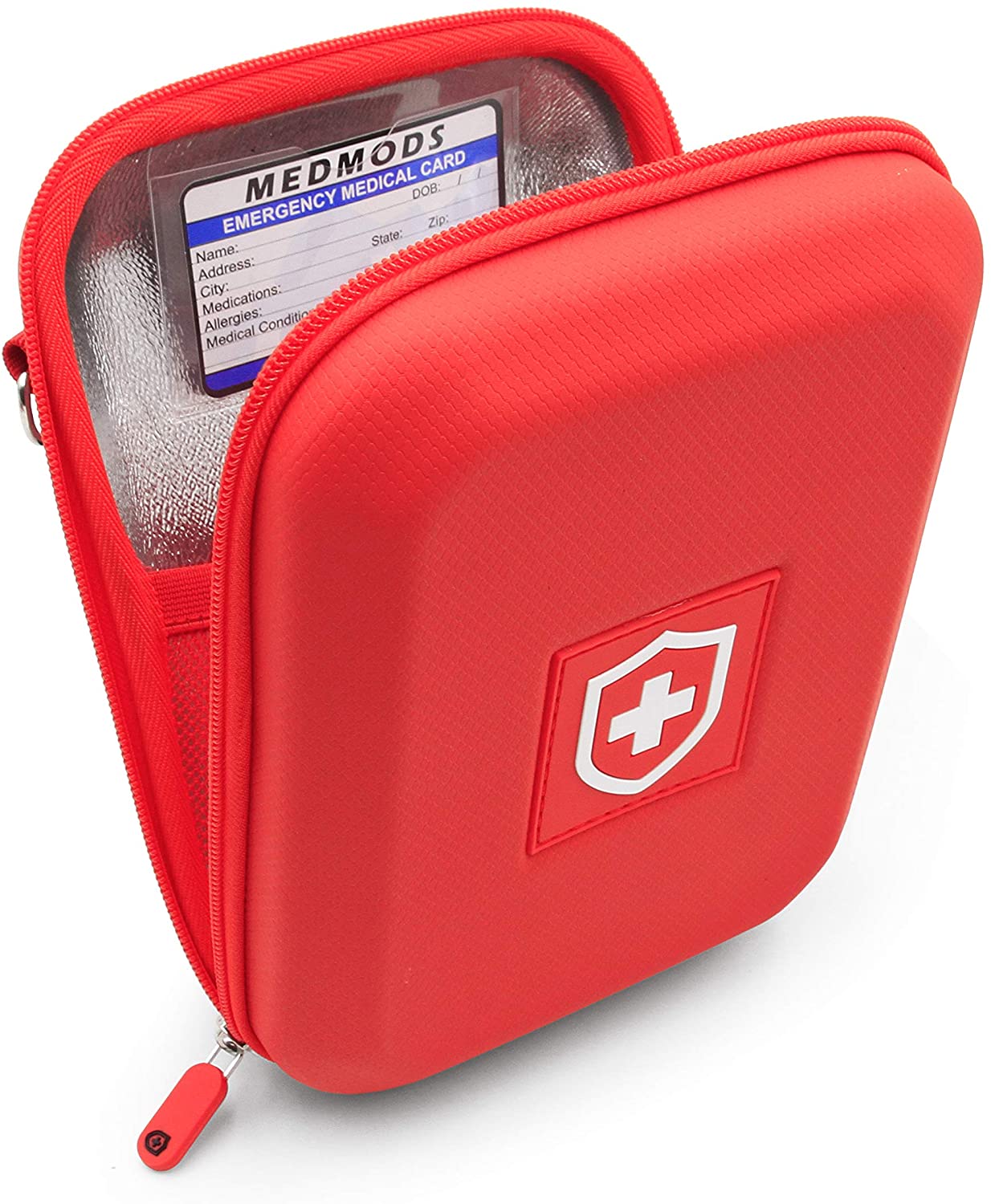 Insulated Asthma Inhaler Case Fits Inhaler Spacer for Kids or Adults, Mask, Epipen, Allergy Medicine and More - Includes CASE ONLY