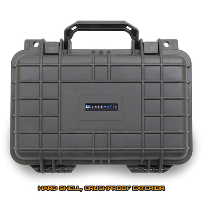 Travel Case Compatible with Testo 552 Digital Vacuum Gauge - Hard Shell Waterproof Micron Gauge HVAC Carrying Case with Foam - Case Only