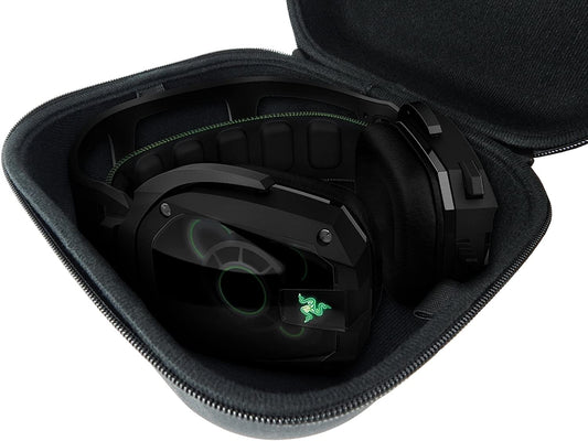 Durable EVA Gaming Headphone Case – Dustproof Travel-Ready Protection Compatible with Razer Kraken X, Chroma, Tiamat, More – Case Only