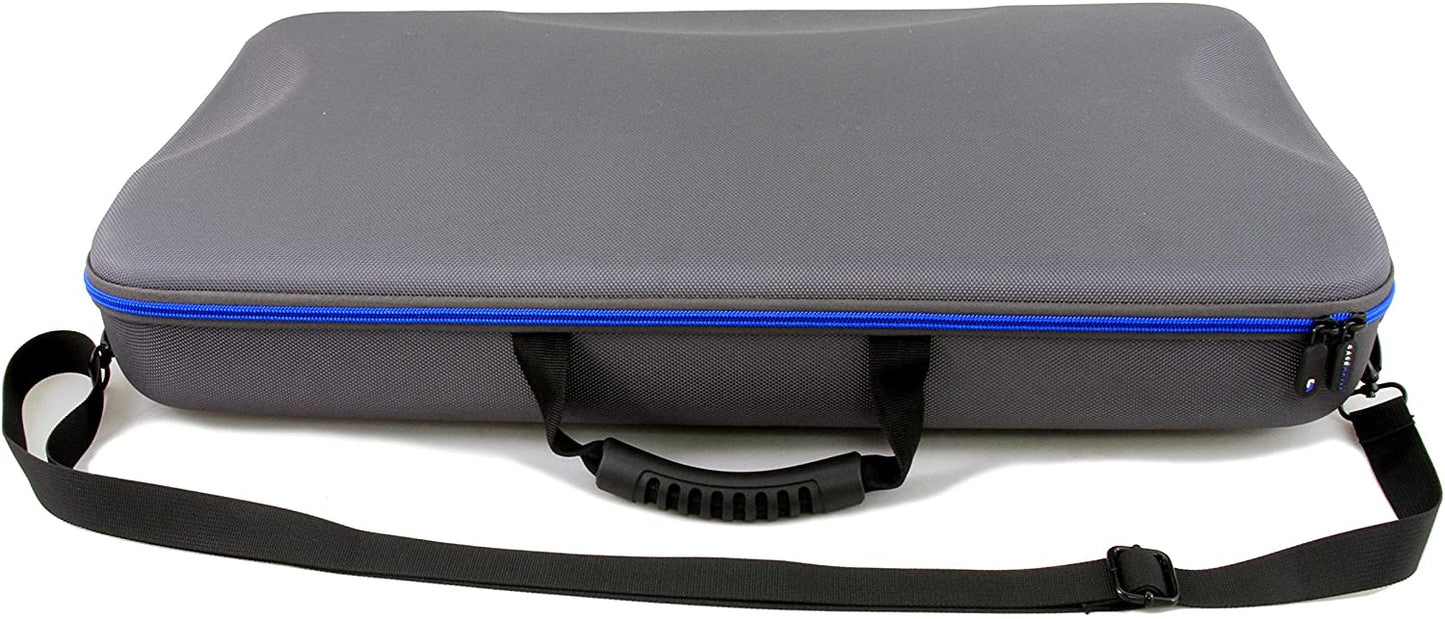 Graphics Tablet Case Compatible with Huion Kamvas 20/22 Plus Drawing Tablet - Hard Shell EVA Protection with Convoluted Foam and Shoulder Strap