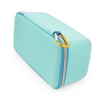 Clipper Case Holds Clippers, Hair Buzzers and Trimmers - Barber Travel Case For Hairstylist and Salon Hair Cutting Supplies - Turquoise