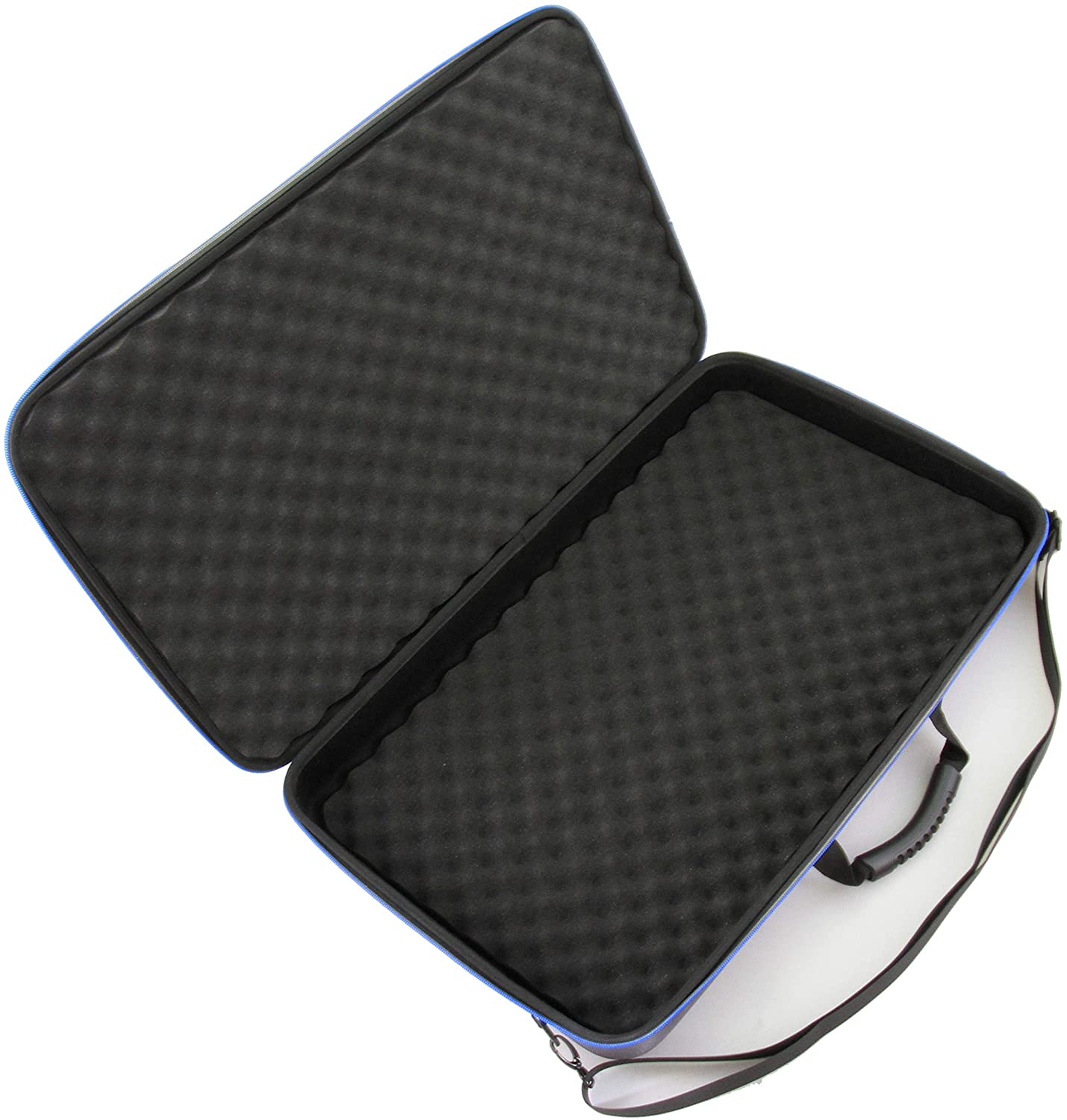 DJ Mixer Case Compatible with Hercules Inpulse 500 DJ Controller - Hard Shell EVA with Impact-Absorbing Foam, Adjustable Shoulder Strap & Handle